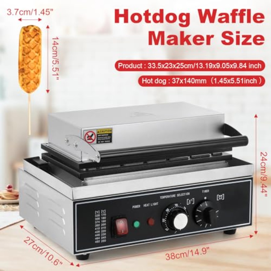 Commercial Corn Dog Maker 1550 - Corn Dog Stick reseña y precio