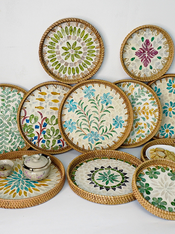 Handwoven ell Fruit Tray Break - Dim Sum Basket reseña y precio