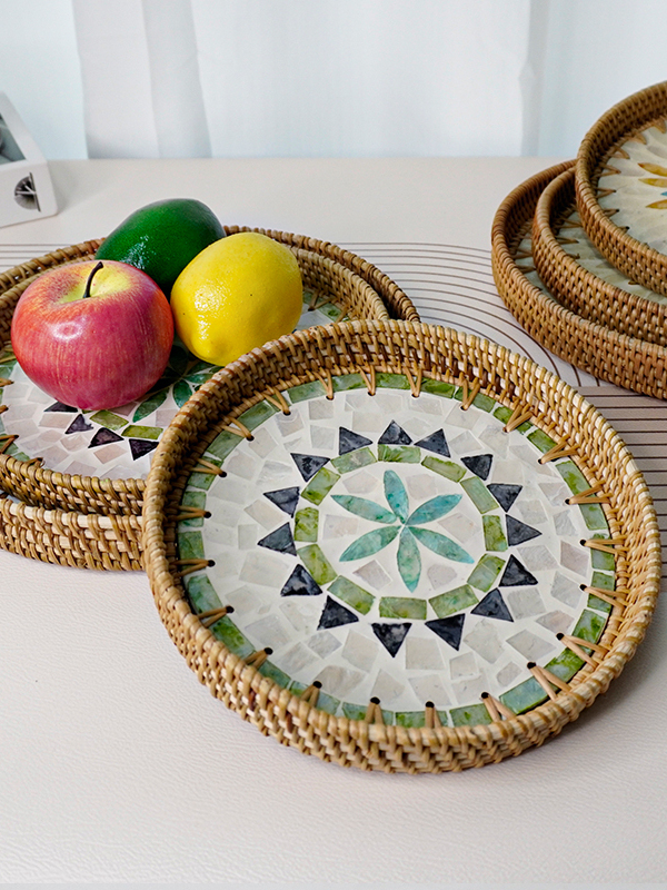 Handwoven ell Fruit Tray Break - Dim Sum Basket reseña y precio