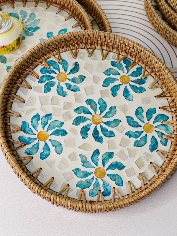 Handwoven ell Fruit Tray Break - Dim Sum Basket reseña y precio