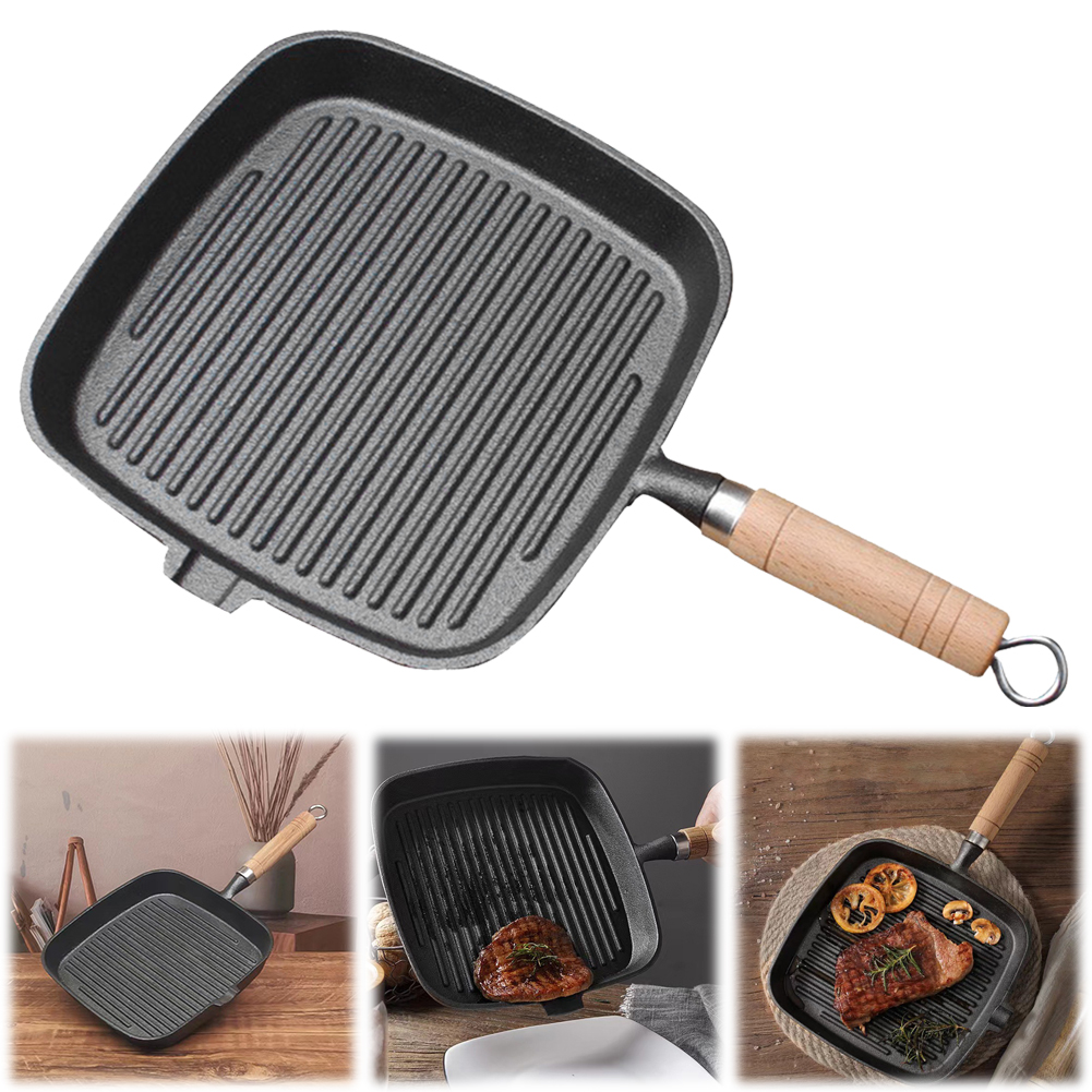 Cast Iron Skillet Steak Pan wi - Cast Iron Corn reseña y precio