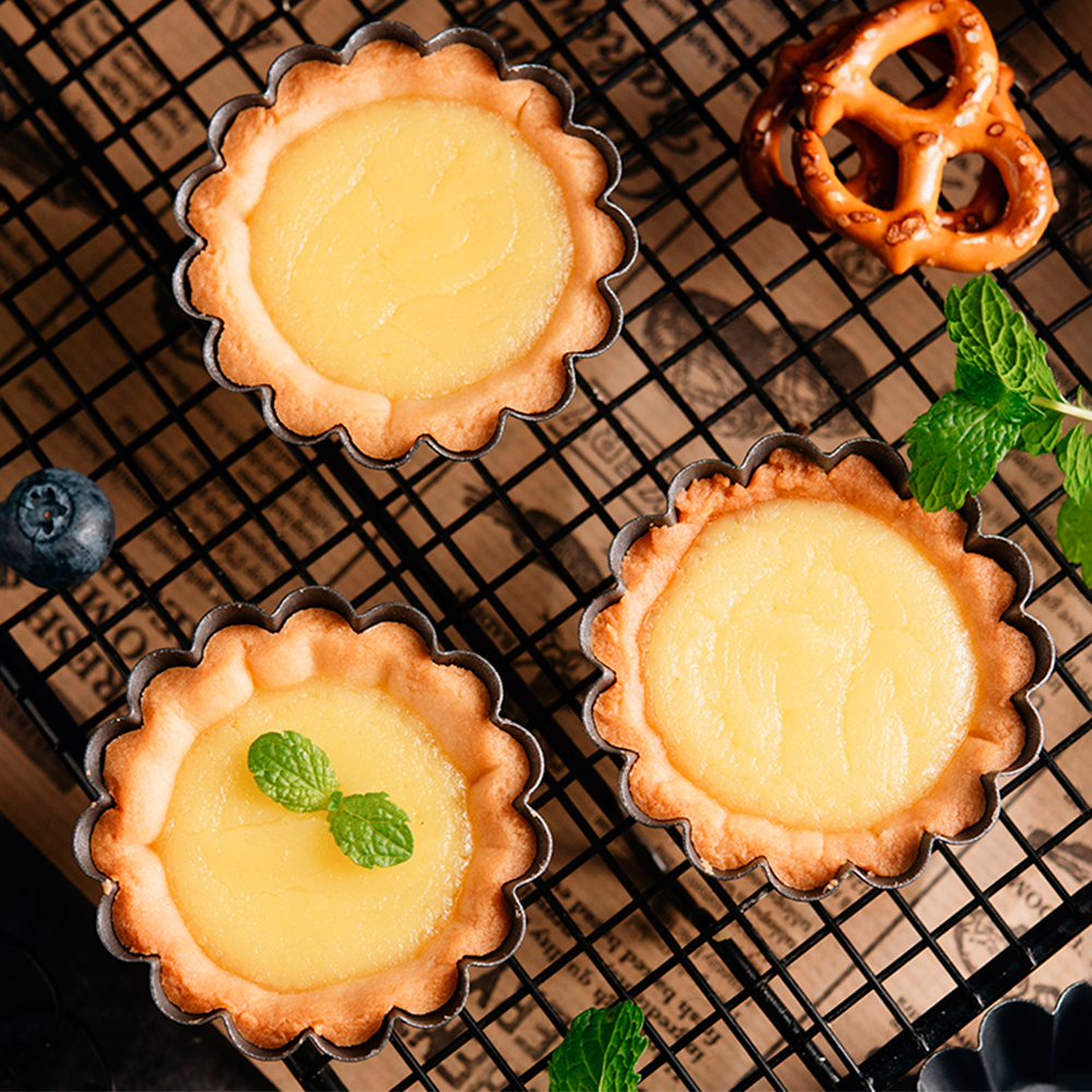 12Pcs Pan Mold Tart Quiche Fla - Egg Waffle Pan reseña y precio