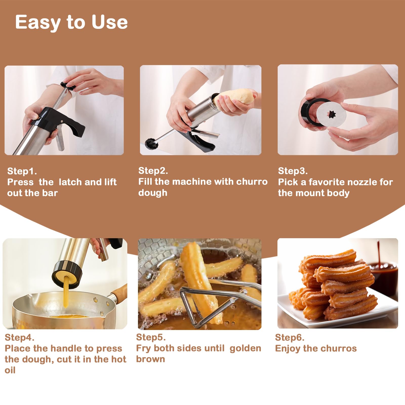 Traditional Churro Maker Machi - Churros Maker Gun reseña y precio