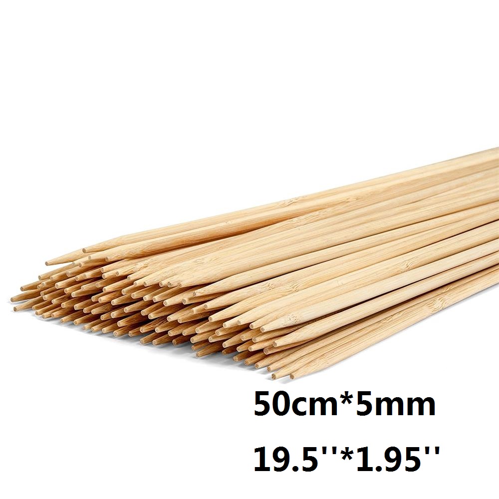50cm x 5mm Long Disposable BBQ - Corn Dog Stick reseña y precio