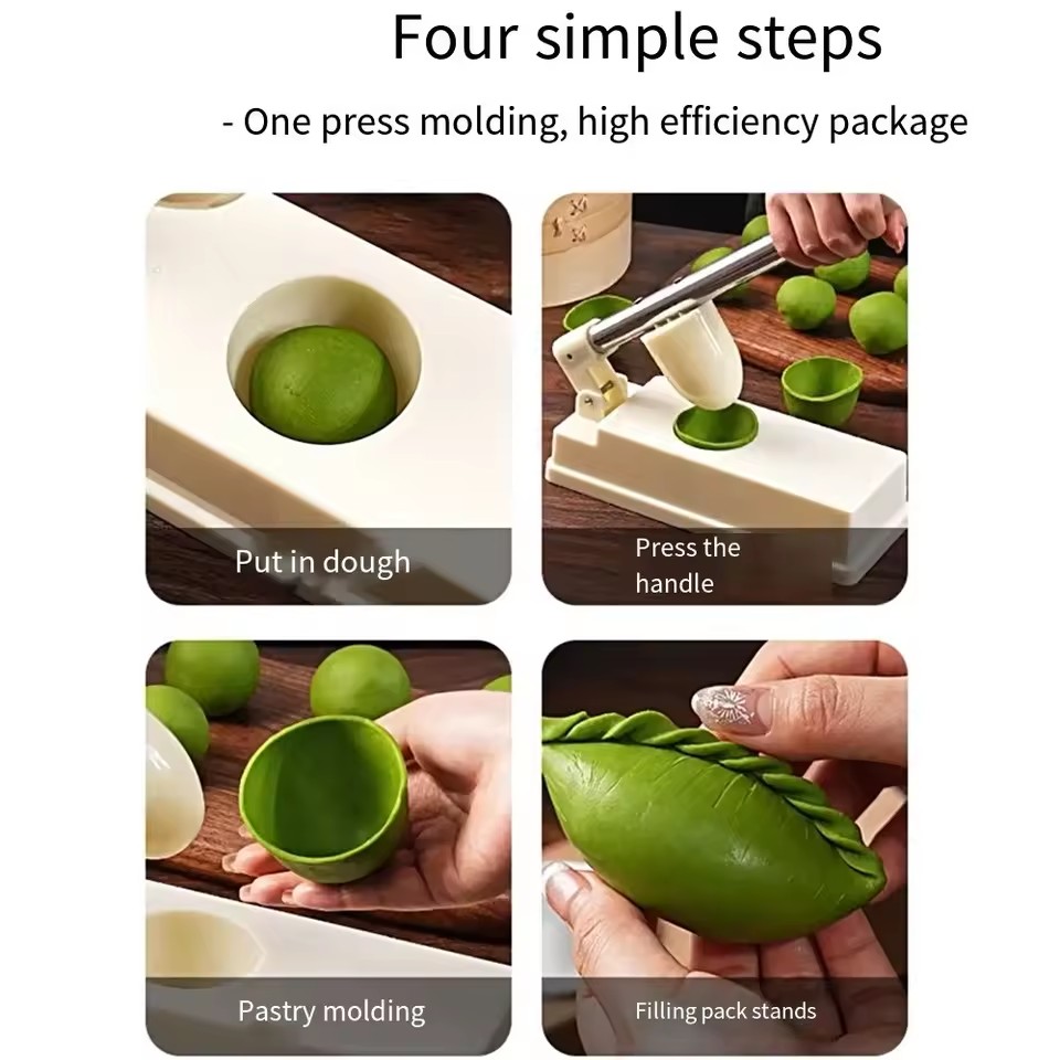 Hand Press Sweet Green Rice Ba - Dumpling Press Set reseña y precio
