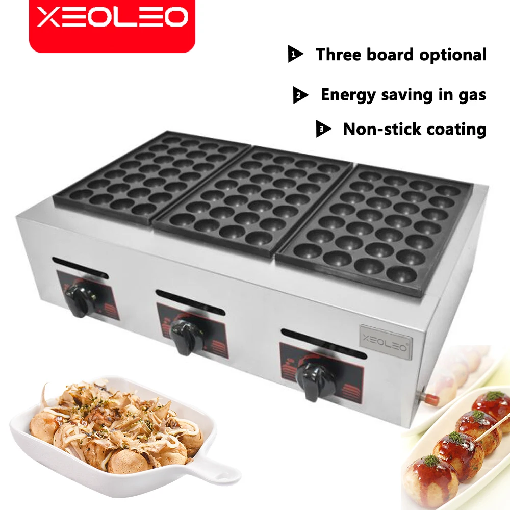 XEOLEO Commercial Desktop 3-pl - Takoyaki Grill Plate reseña y precio