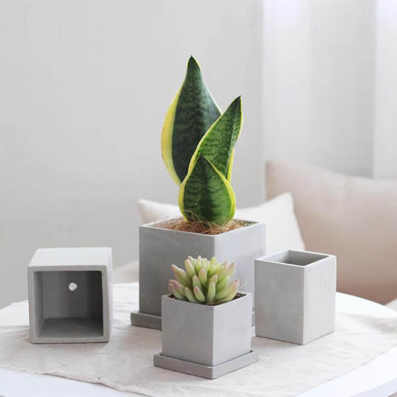 Large Square Flowerpot Silicon - Potsticker Mold reseña y precio