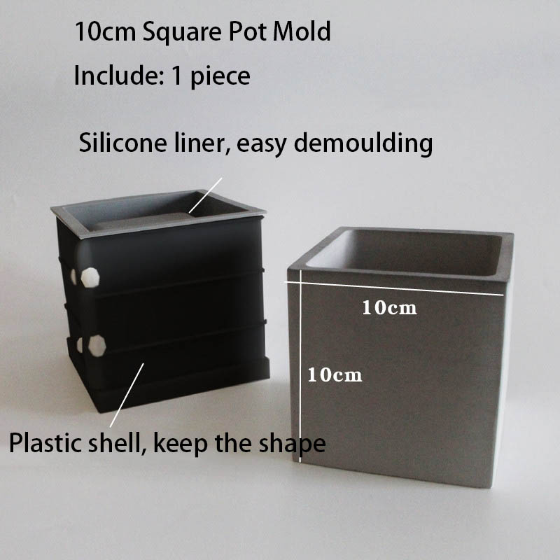 Large Square Flowerpot Silicon - Potsticker Mold reseña y precio