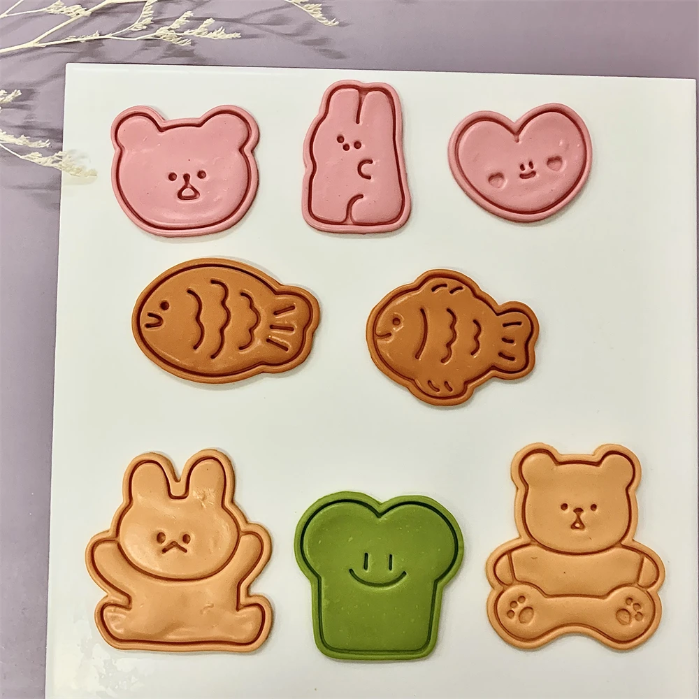 Cute Animal Cookie Embossing S - Bunny Cake Mold reseña y precio