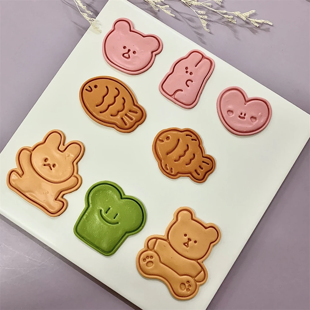 Cute Animal Cookie Embossing S - Bunny Cake Mold reseña y precio