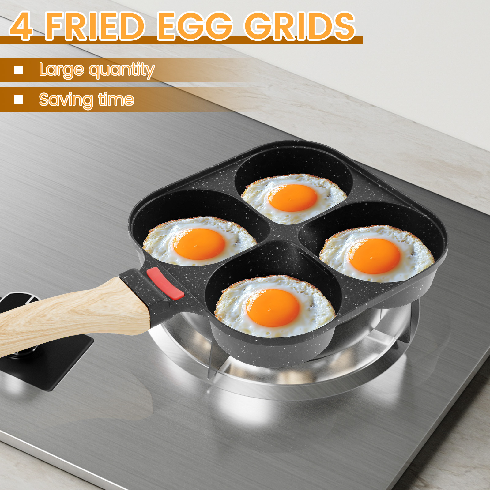 Egg Frying Pan Nonstick Pancak - Mini Pancake Griddle reseña y precio