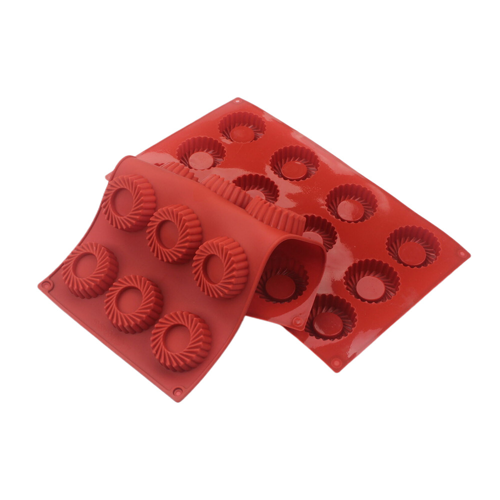12 Holes Circular Vortex Shape - Donut Mold Silicone reseña y precio