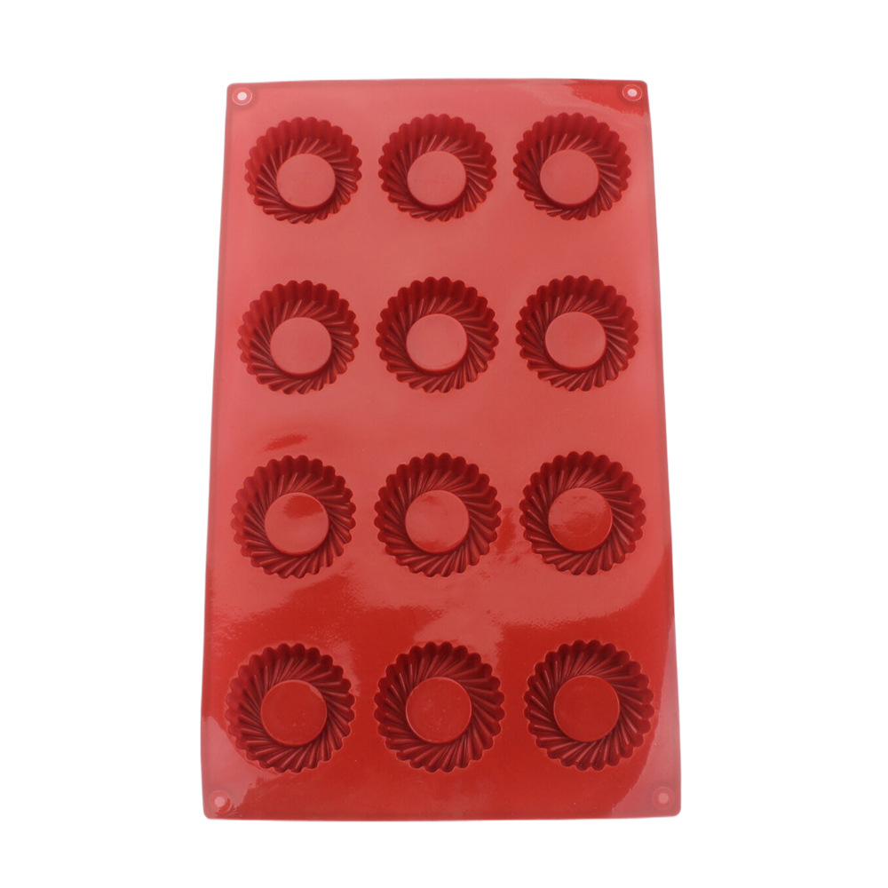12 Holes Circular Vortex Shape - Donut Mold Silicone reseña y precio
