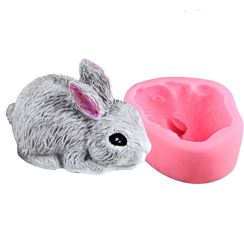 3D Rabbit Silicone Soap Mold E - Bunny Cake Mold reseña y precio