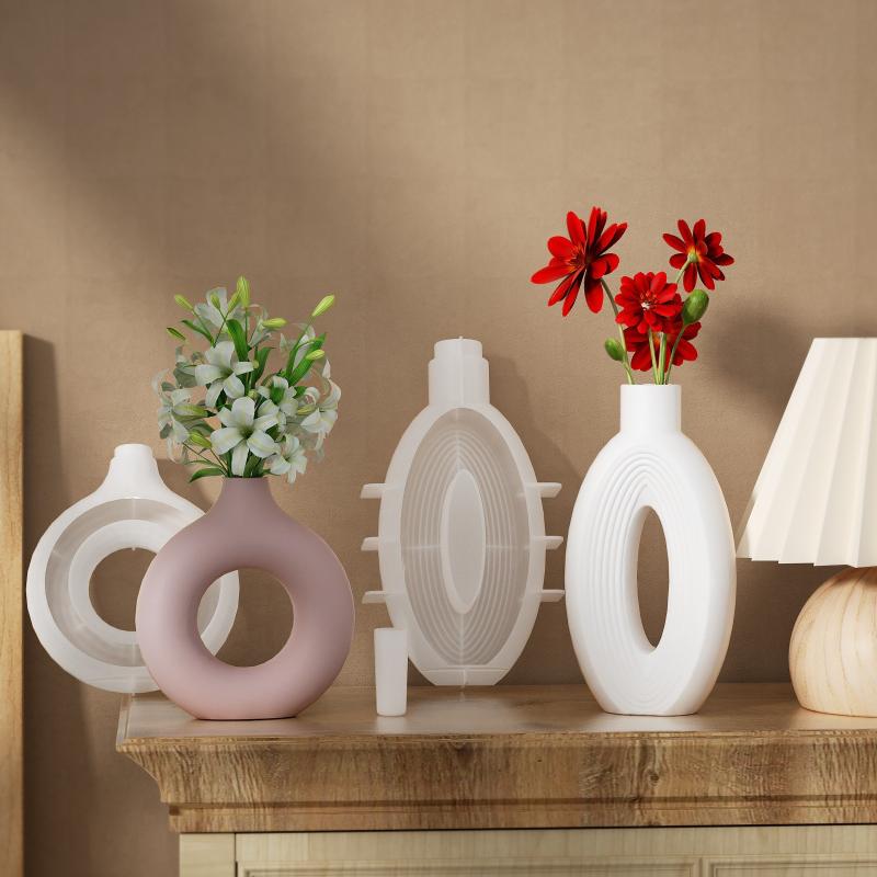 Nordic Donut Shape Vase Silico - Donut Mold Silicone reseña y precio