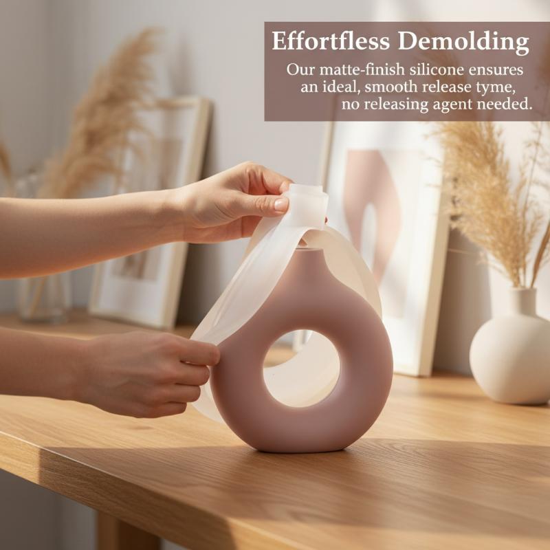Nordic Donut Shape Vase Silico - Donut Mold Silicone reseña y precio