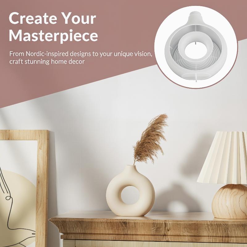 Nordic Donut Shape Vase Silico - Donut Mold Silicone reseña y precio