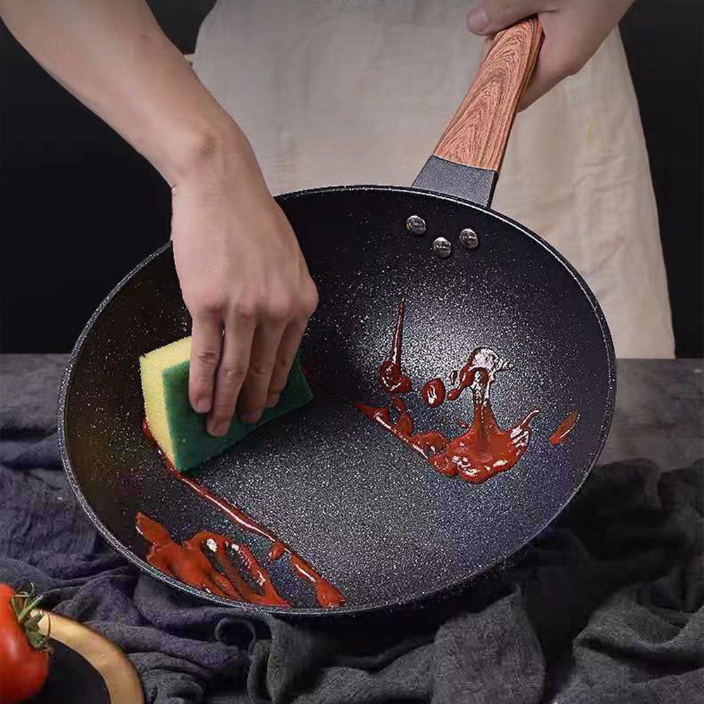 32CM Non-stick Wok Frying Pan  - Mini Pancake Griddle reseña y precio