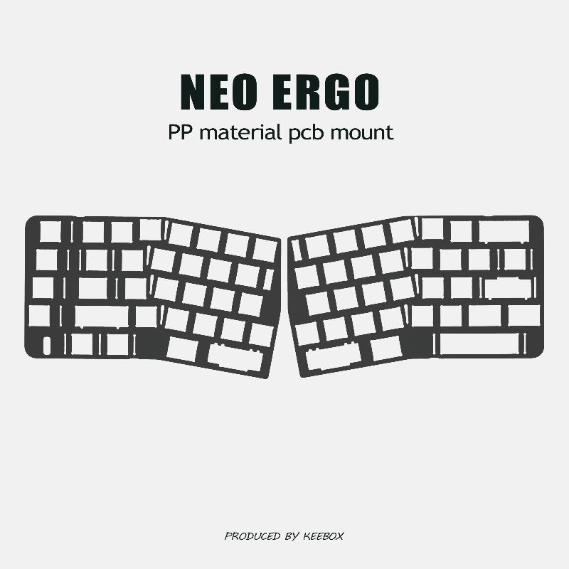 Neo Ergo Keyboard Positioning  - Crepe Pan Carbon reseña y precio