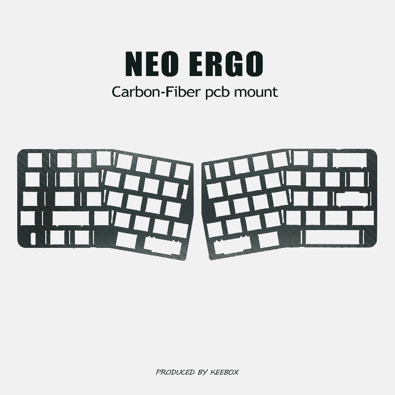 Neo Ergo Keyboard Positioning  - Crepe Pan Carbon reseña y precio
