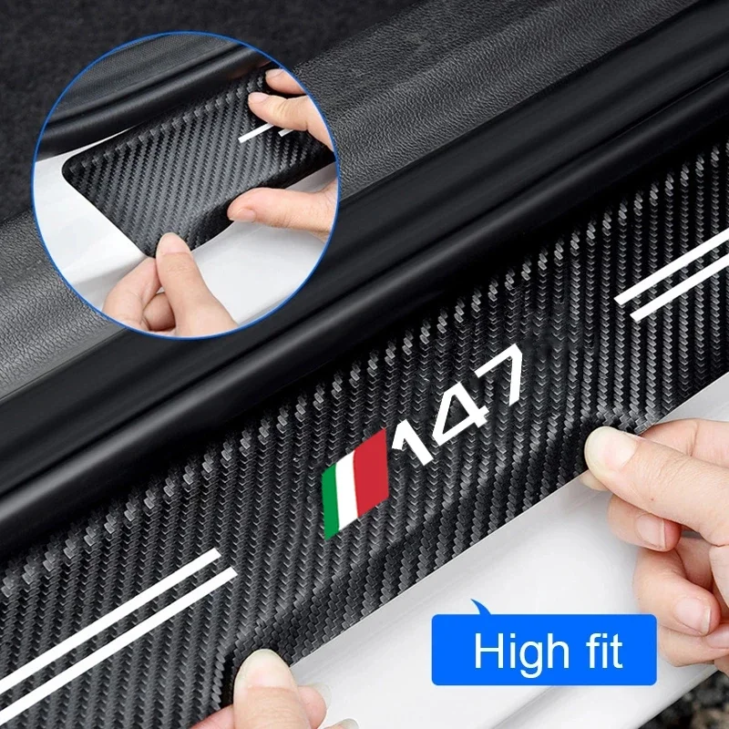 for Alfa Romeo 147 Logo Car Tr - Crepe Pan Carbon reseña y precio