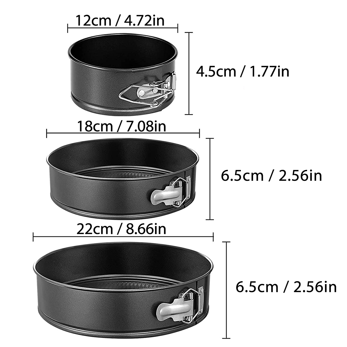 1PC, 3PCS Cake Pan Set, Round  - Egg Waffle Pan reseña y precio