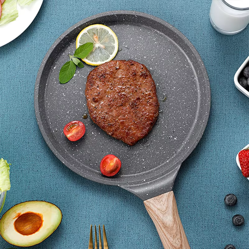 Maifan Stone Frying Pan Steak  - Danish Pancake Pan reseña y precio