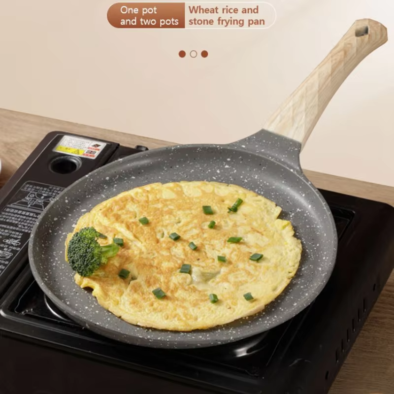 Maifan Stone Frying Pan Steak  - Danish Pancake Pan reseña y precio