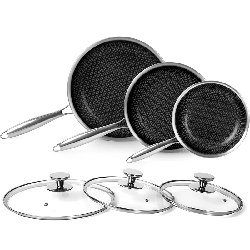Stainless Steel Frying Pan wit - Egg Waffle Pan reseña y precio