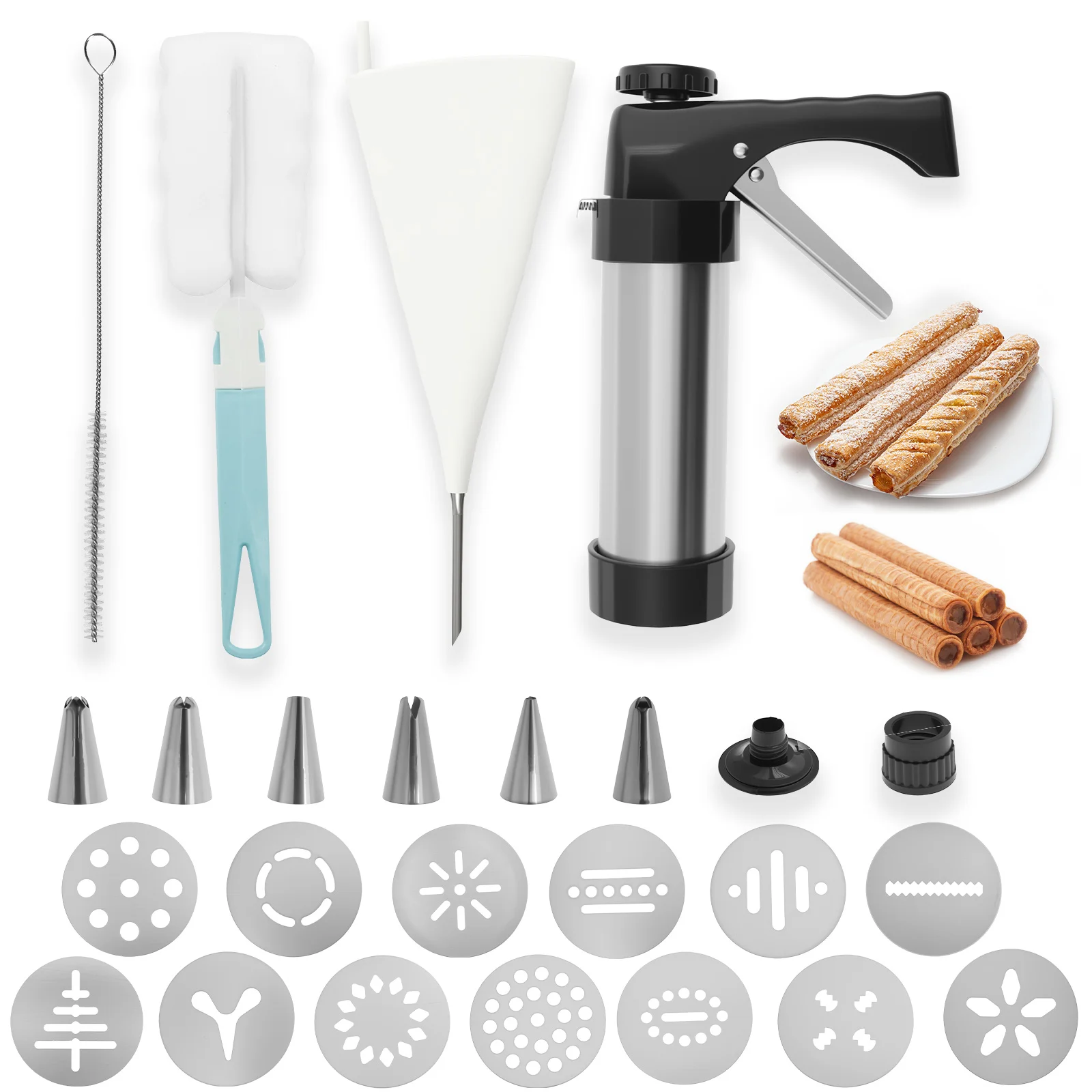 DIY Churro Maker Machine Cooki - Churros Maker Gun reseña y precio