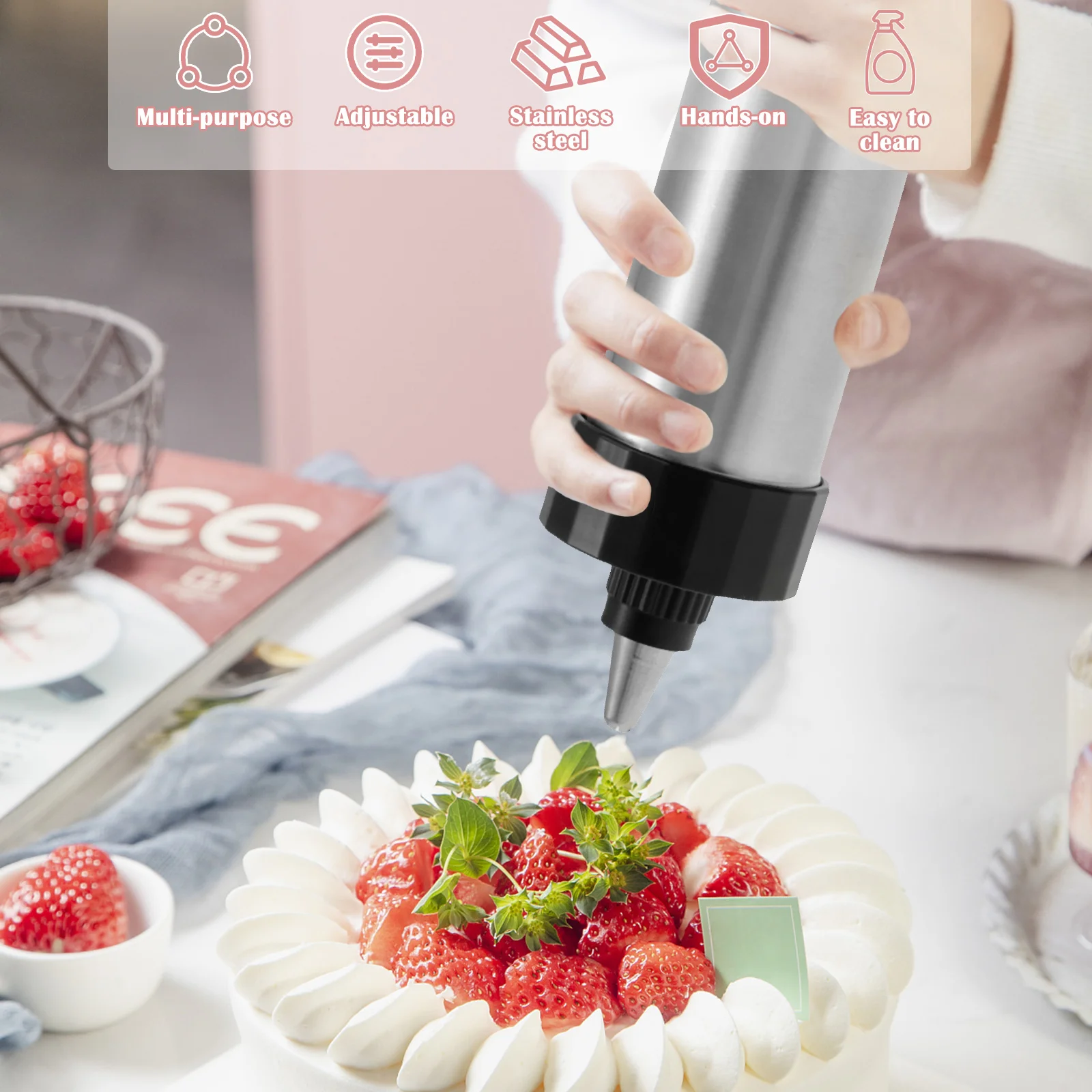 DIY Churro Maker Machine Cooki - Churros Maker Gun reseña y precio