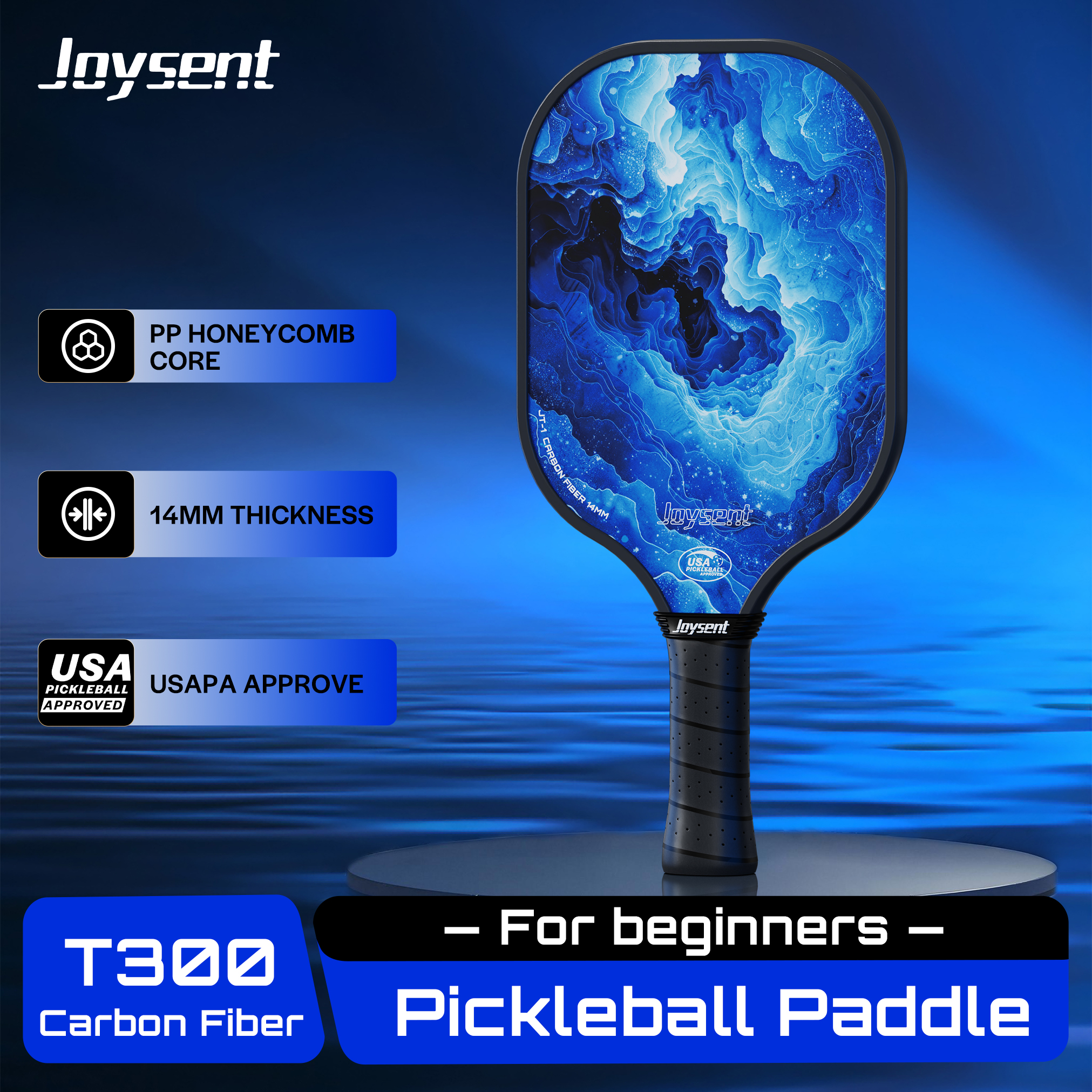 Joysent USAPA Approve Pickleba - Crepe Pan Carbon reseña y precio