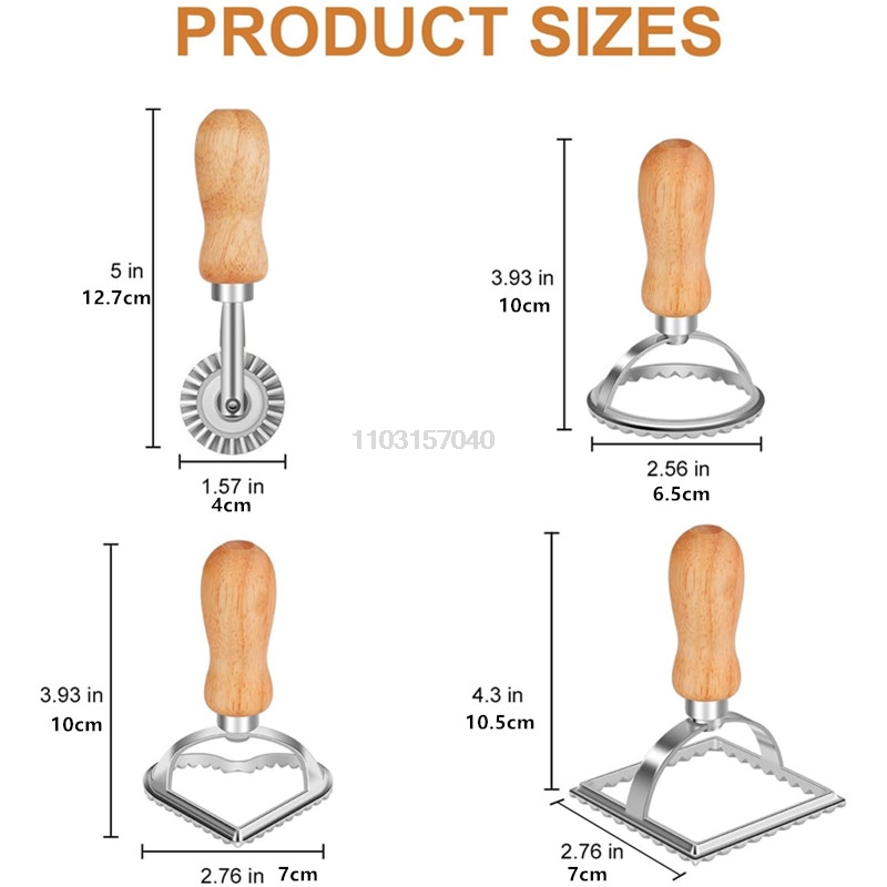 3/4Pcs Manual Pasta Molds Set  - Dumpling Press Set reseña y precio