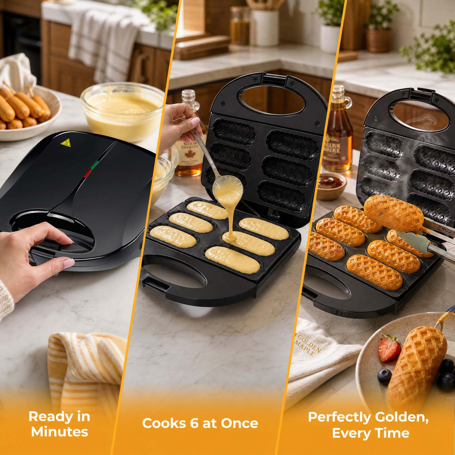 Cross-border EU standard corn  - Corn Dog Stick reseña y precio