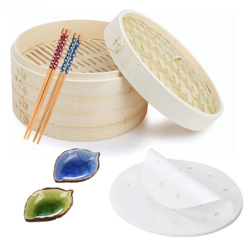 Chinese Steamer Bamboo Steamer - Bao Steamer Bamboo reseña y precio