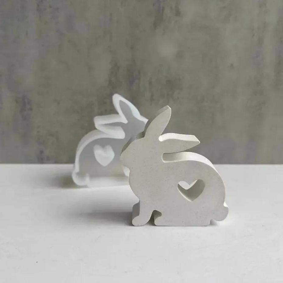 1Pcs Heart Shaped Bunny Silico - Bunny Cake Mold reseña y precio