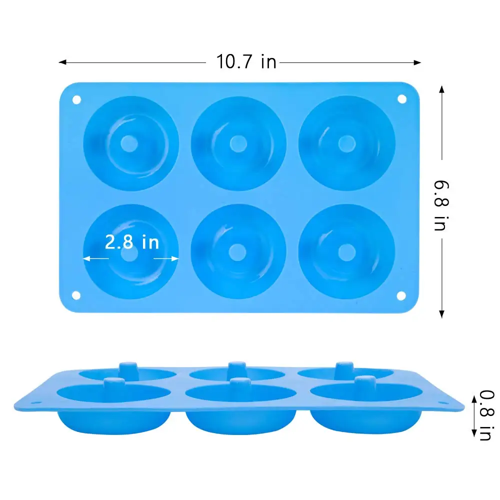 6 Holes Silicone Donut Mold Ba - Donut Mold Silicone reseña y precio