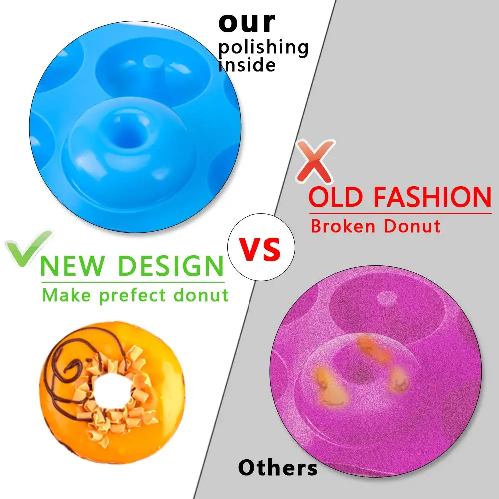 6 Holes Silicone Donut Mold Ba - Donut Mold Silicone reseña y precio