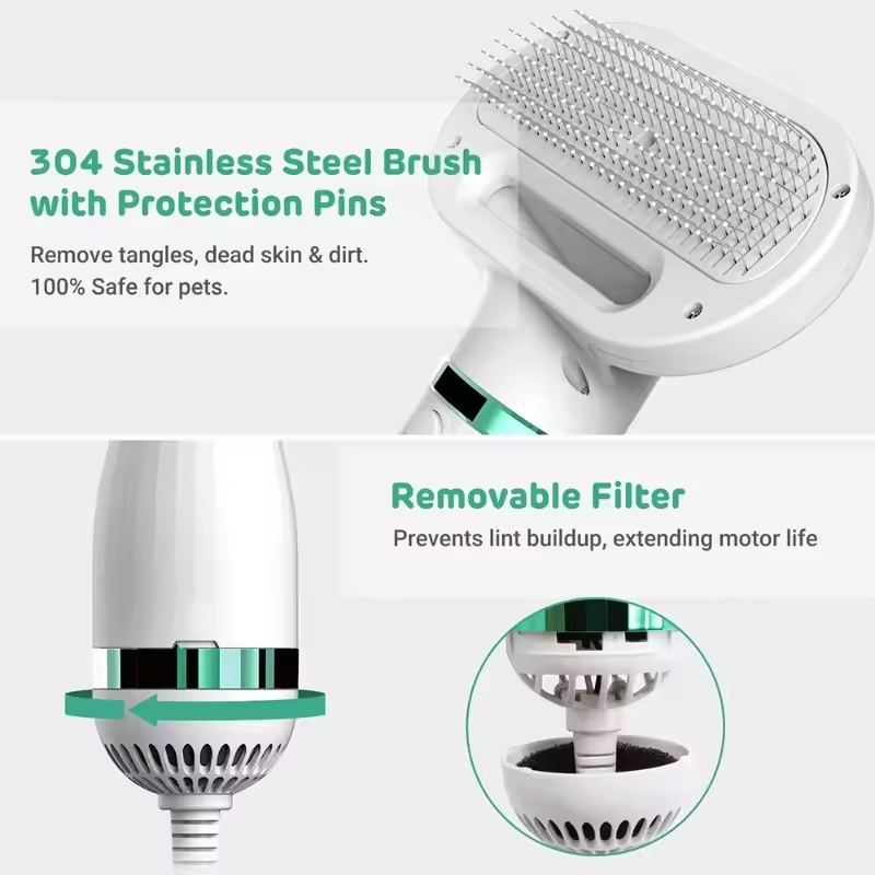 2-in-1 Pet Hair Dryer Grooming - Hot Dog Press reseña y precio