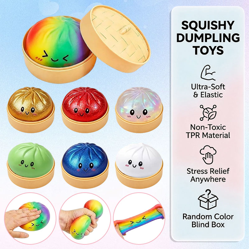 Glitter Bao Bun Squeeze Toy Ka - Bao Steamer Bamboo reseña y precio