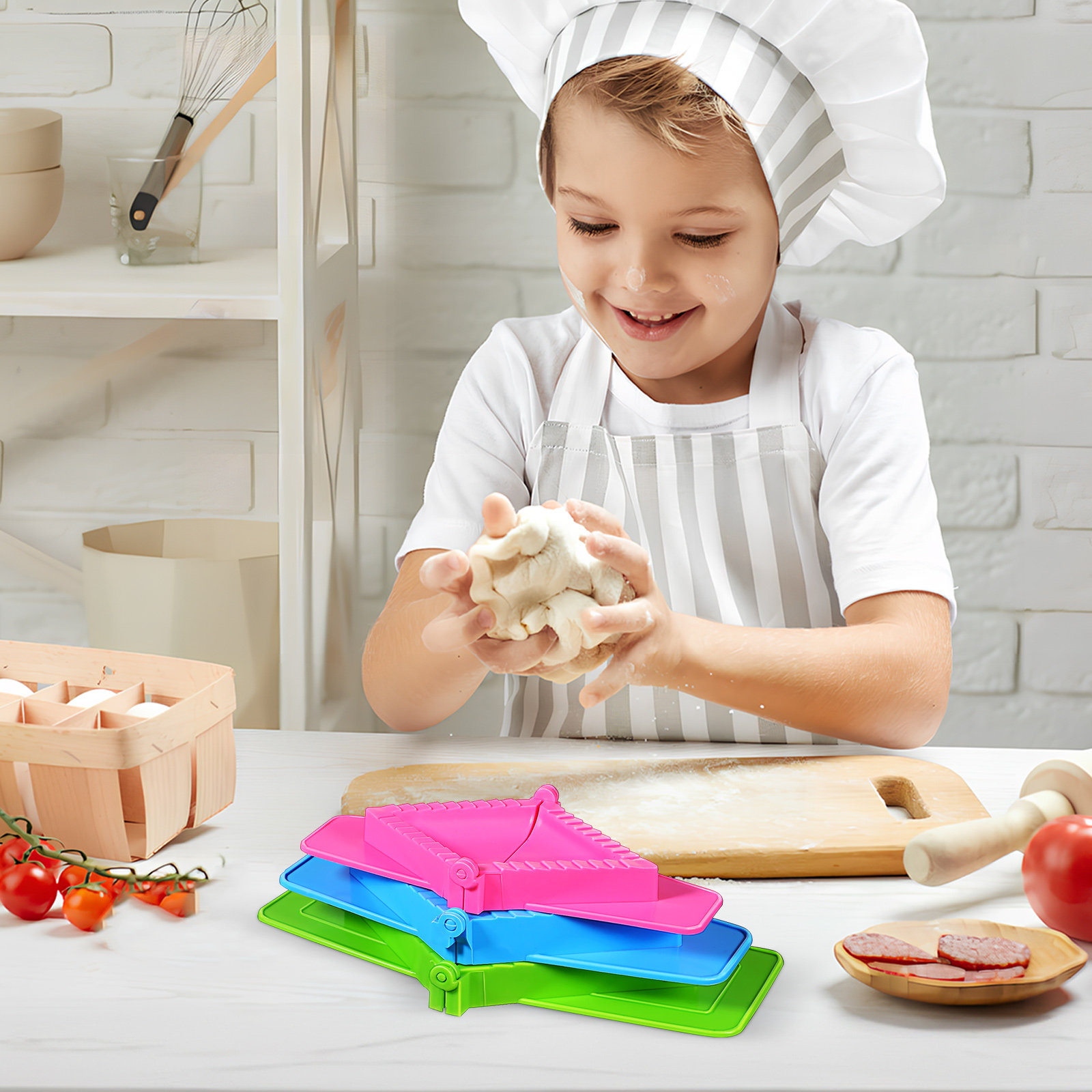 3Pcs Dumpling Mold Plastic Set - Dumpling Press Set reseña y precio