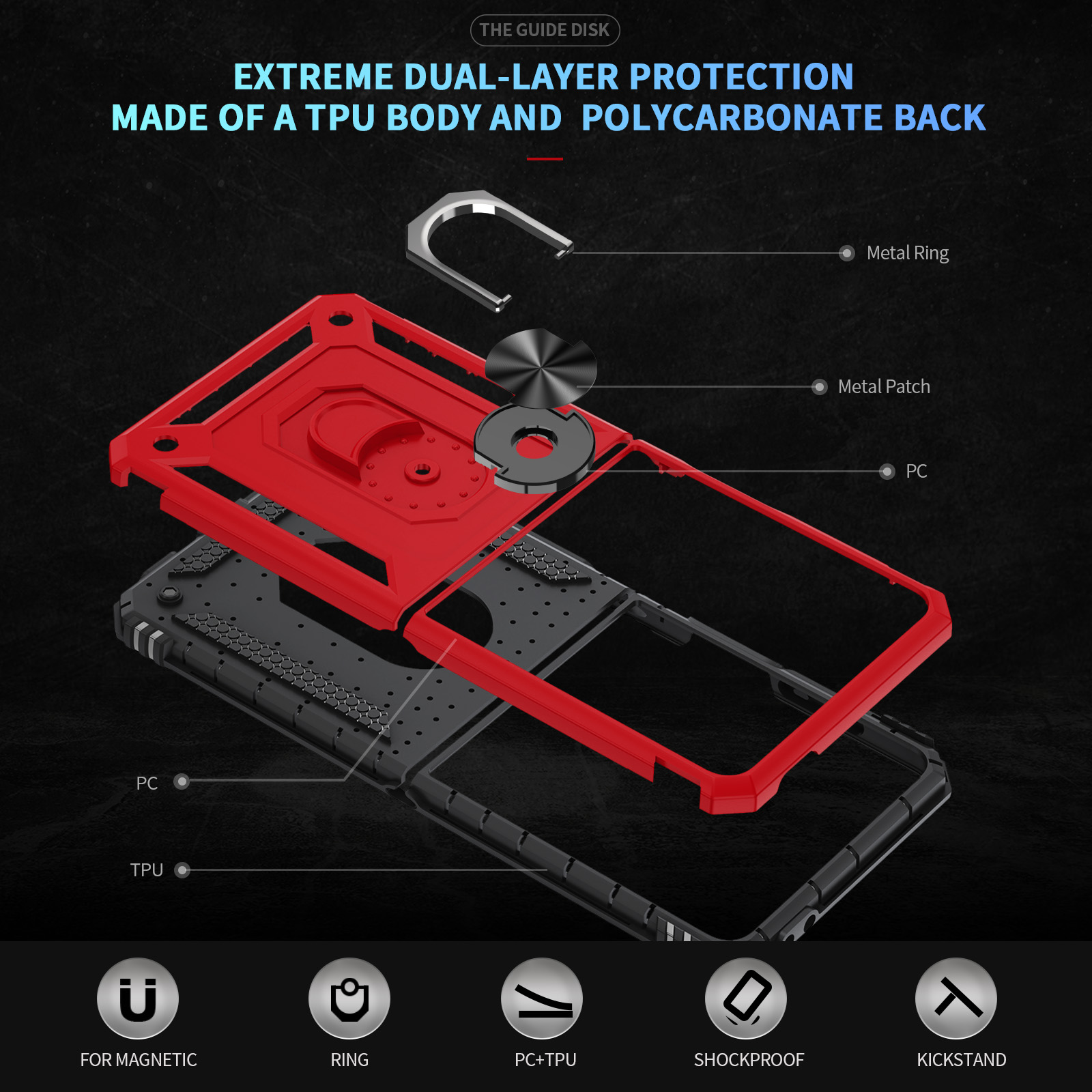 Military-grade Shockproof Phon - Taco Stand Holder reseña y precio