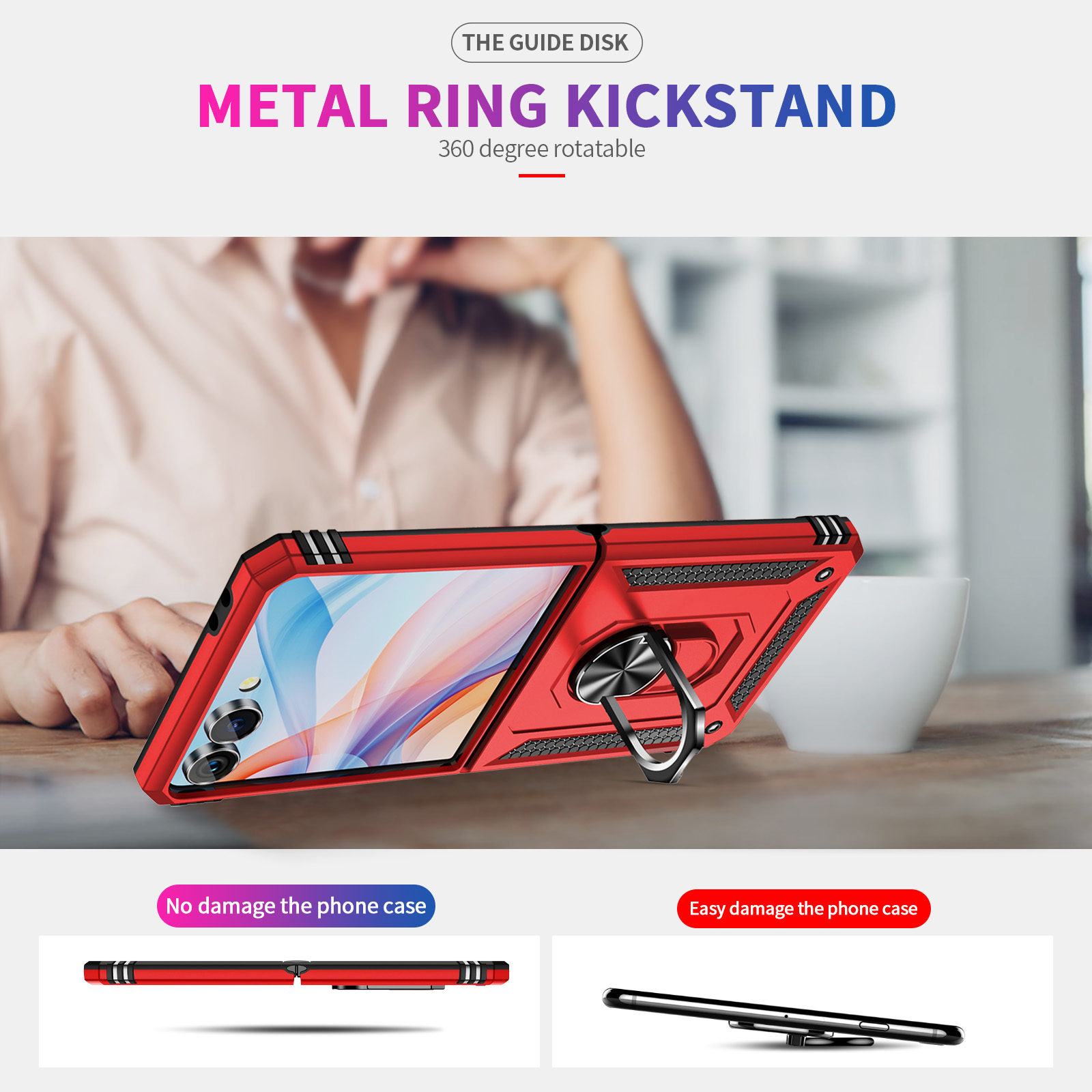 Military-grade Shockproof Phon - Taco Stand Holder reseña y precio