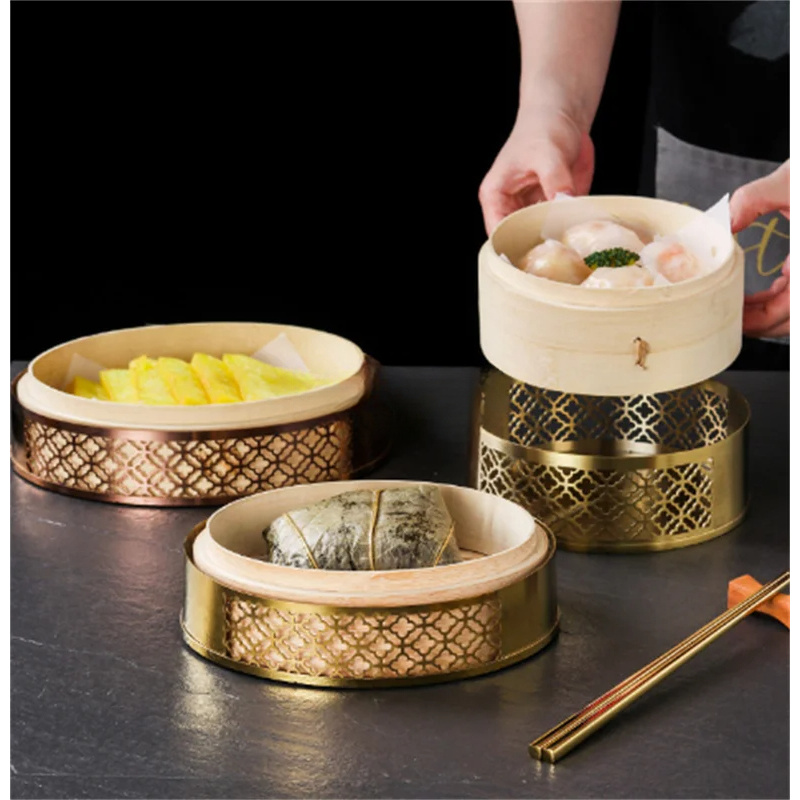 Chinese Bamboo Dimsum Lid Dump - Bao Steamer Bamboo reseña y precio