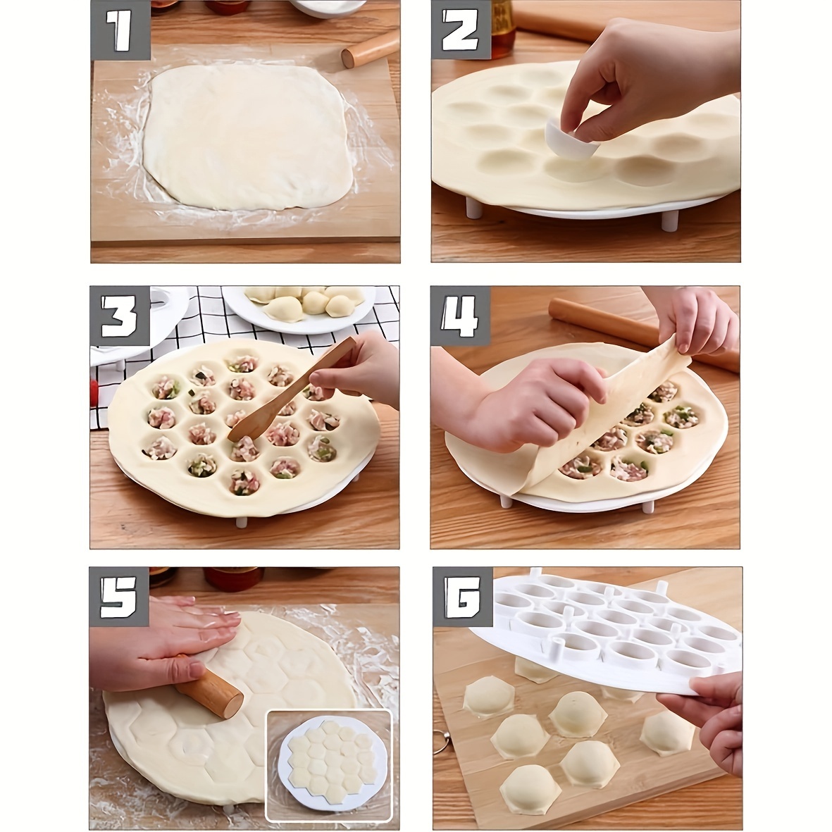 1pc- Simple Chinese Dumplings  - Dumpling Press Set reseña y precio