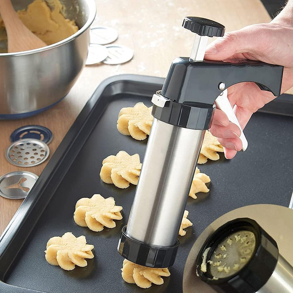 Multipurpose Aluminum Cookie M - Churros Maker Gun reseña y precio
