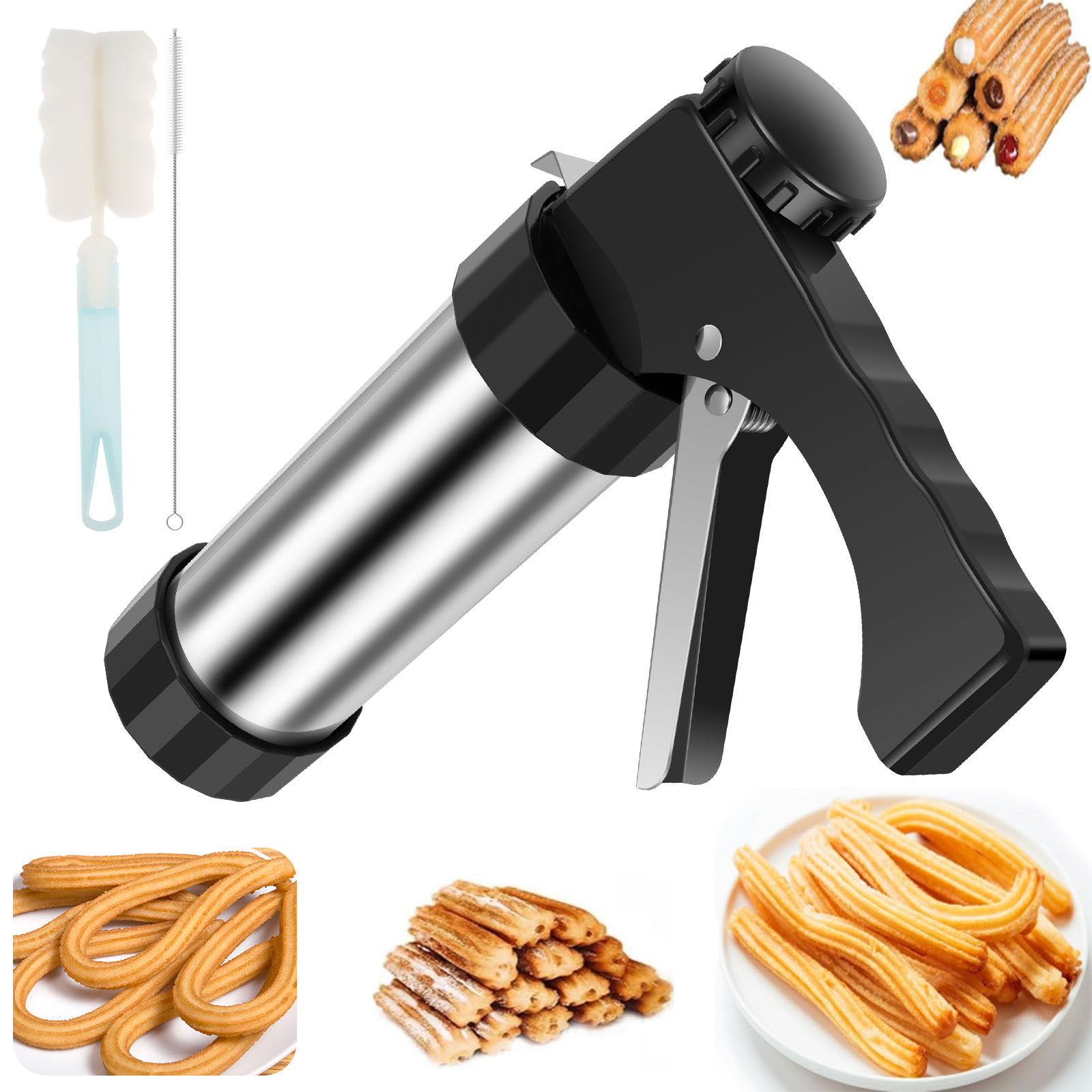 Churro Maker Machine Cookie Pr - Churros Maker Gun reseña y precio
