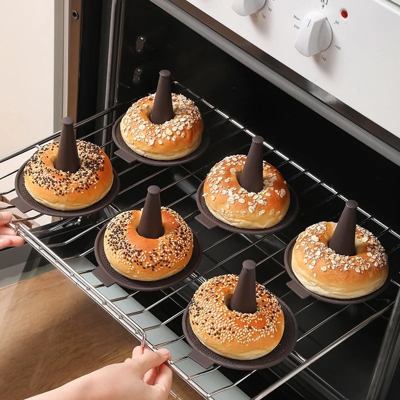 6Pcs Baking Mold Bread Donut P - Donut Mold Silicone reseña y precio