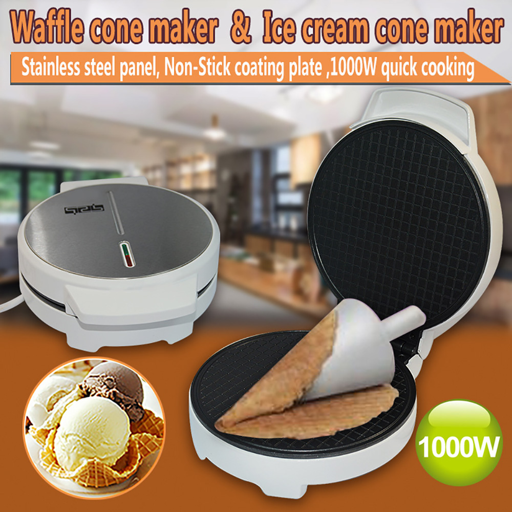 Waffle Cone Make Premium Egg R - Waffle Cone Maker reseña y precio