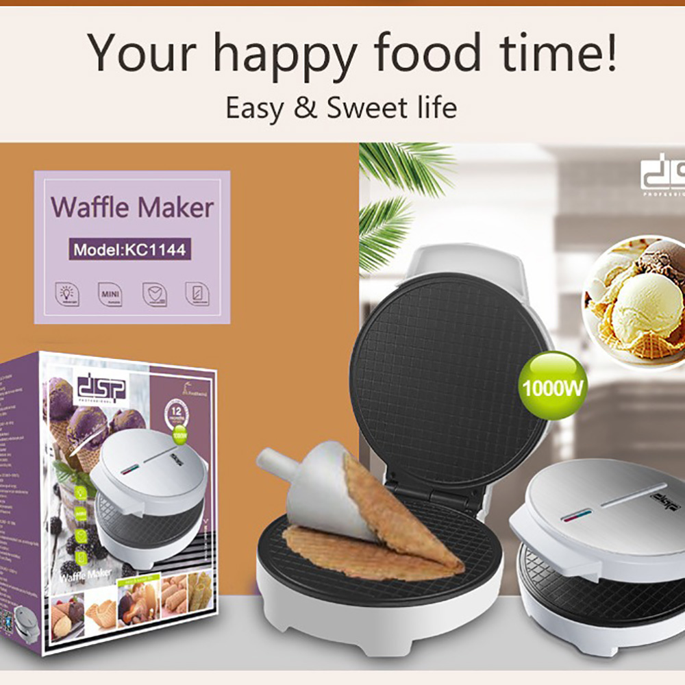 Waffle Cone Make Premium Egg R - Waffle Cone Maker reseña y precio